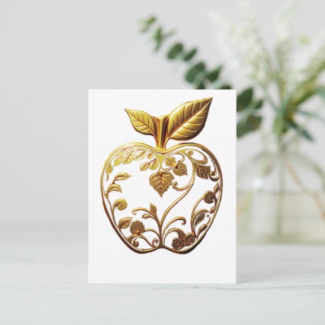 Aplle Postkarte (Stehend Vorderseite)