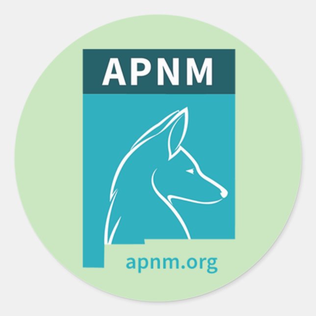 APNM-Aufkleber Runder Aufkleber (Vorderseite)