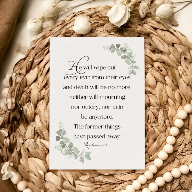 Apocalypse 21:4 Carte de Sympathie (Créateur téléchargé)