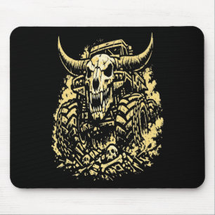 Apocalypse Bone Crusher Monster Truck Mousepad