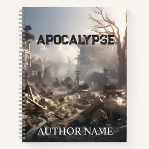 Apokalypse-Buchabdeckung Inspiration-Notebook Notizbuch