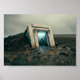 Apokalypse Bunker in Wasteland Poster