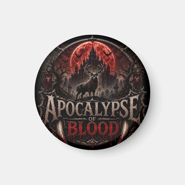 Apokalypse des Blut Horror Magnet (Vorne)