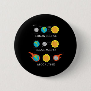 Apokalypse Lunar Solar Eclipse Space Button