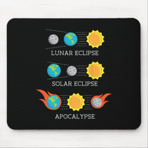 Apokalypse Lunar Solar Eclipse Space Mousepad