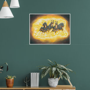 Apokalypse Pferde Poster