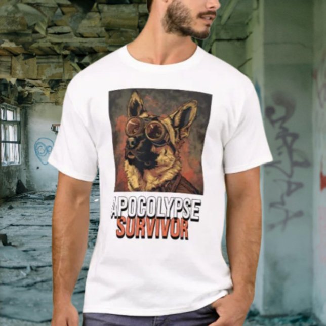 Apokalypse Survivor Dog T-Shirt (Von Creator hochgeladen)