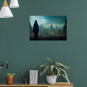 Apokalypse verliert Zivilisation Zukunft dystopisc Poster