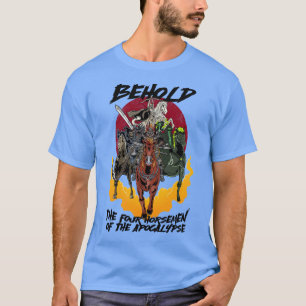 Apokalyptische Eleganz: Das Vier-Horsen-Design T-Shirt
