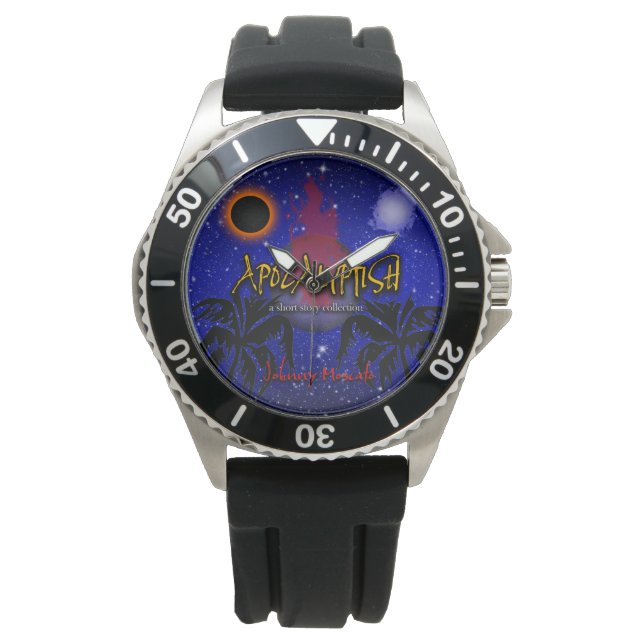 Apokalyptischer Planet Logo Armbanduhr (Vorderseite)