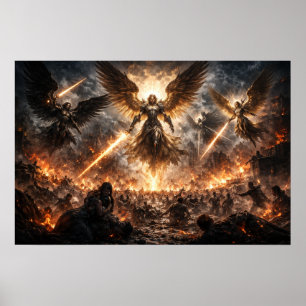 Apokalyptischer Zorn der Erzengel Poster