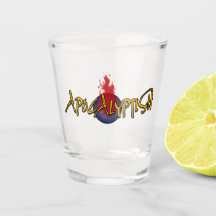 Apokalyptisches Shotglas