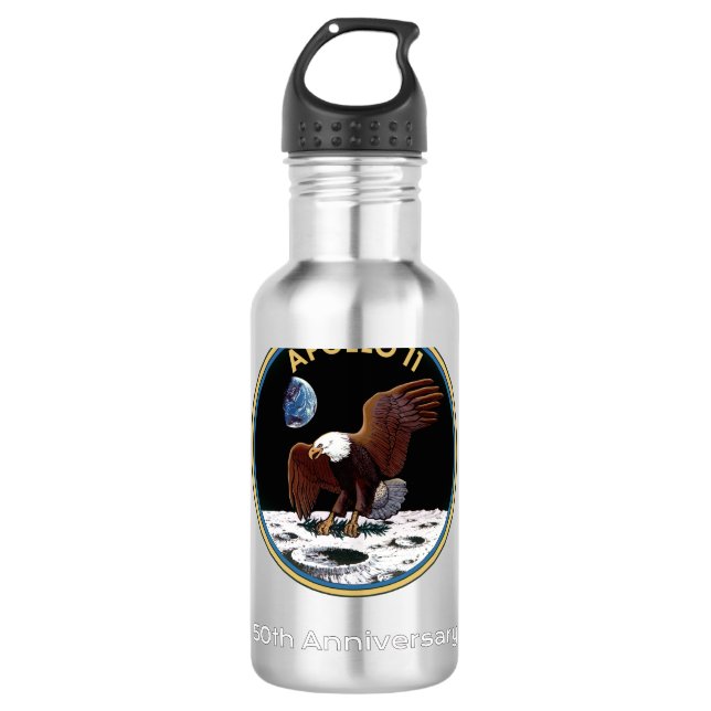 Apollo 11 50. Anniversary-2 Edelstahlflasche (Vorderseite)