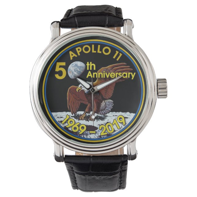 Apollo 11 50 Jahre Armbanduhr (Vorderseite)