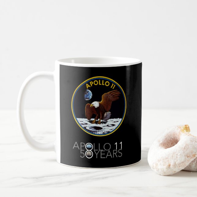 Apollo 11 50 Jahre Gedenkfeier Tasse (Mit Donut)