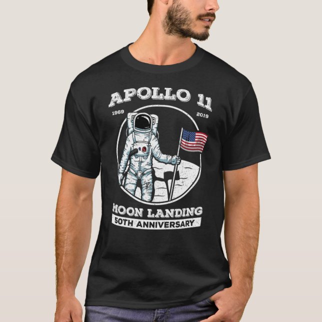 Apollo 11 50 Jahre Shirt Moon Landing Geschenk (Vorderseite)