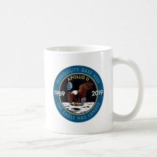 Apollo 11 50-Jährige Mission Patch Insignien Kaffeetasse