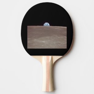 Apollo 11 Bild der Erde, die über den Mond aufstei Tischtennis Schläger