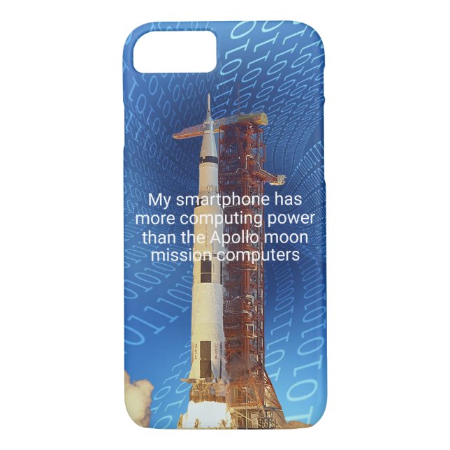 Apollo 11 Computing Power Case-Mate iPhone Hülle (Rückseite)