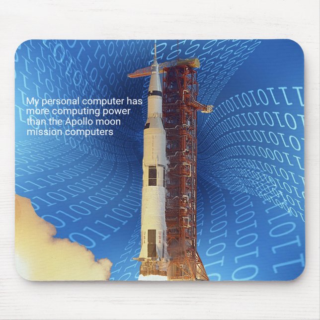 Apollo 11 Computing Power Mousepad (Vorne)