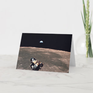 Apollo 11 Earth View als Mondmodul Eagle Lea Karte