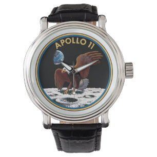 Apollo 11-Insignien Armbanduhr