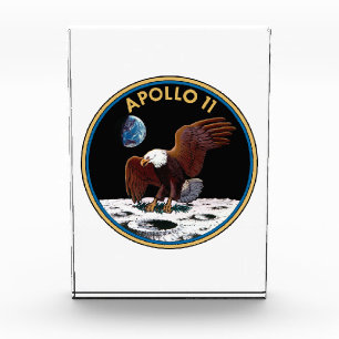 Apollo 11-Insignien Fotoblock