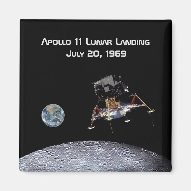 Apollo 11 Lunar Landing Magnet (Vorne)
