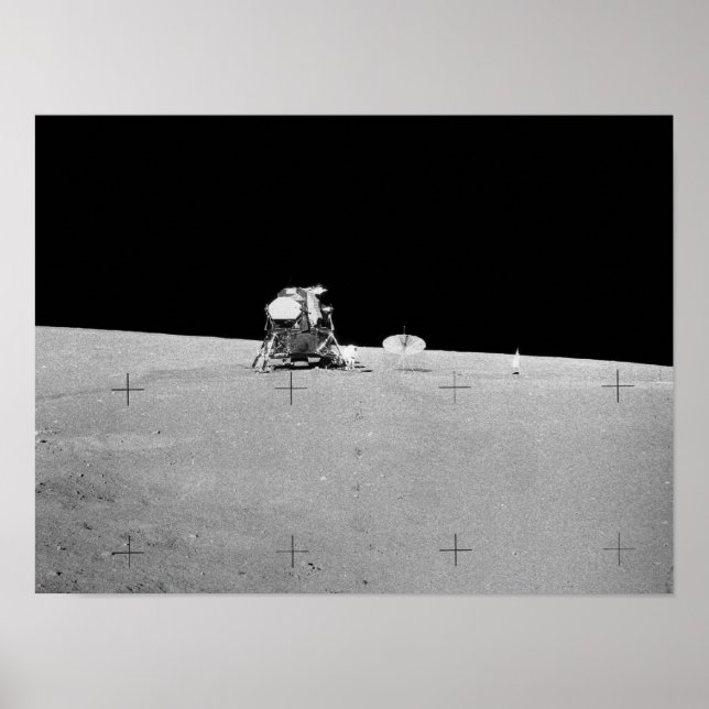 Apollo 12 Lunar Landungsort Poster (Vorne)