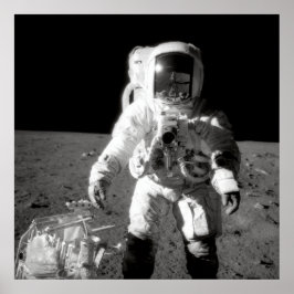 Apollo 12 Moonwalk Poster