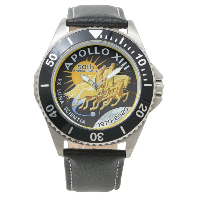 Apollo 13 50th Anniversary 1970 - 2020 Armbanduhr (Vorderseite)