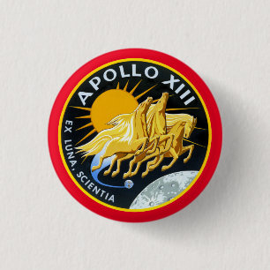 Apollo 13-Insignien Button