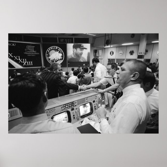 Apollo 13 Mission Operations Kontrolle Room Poster (Vorne)