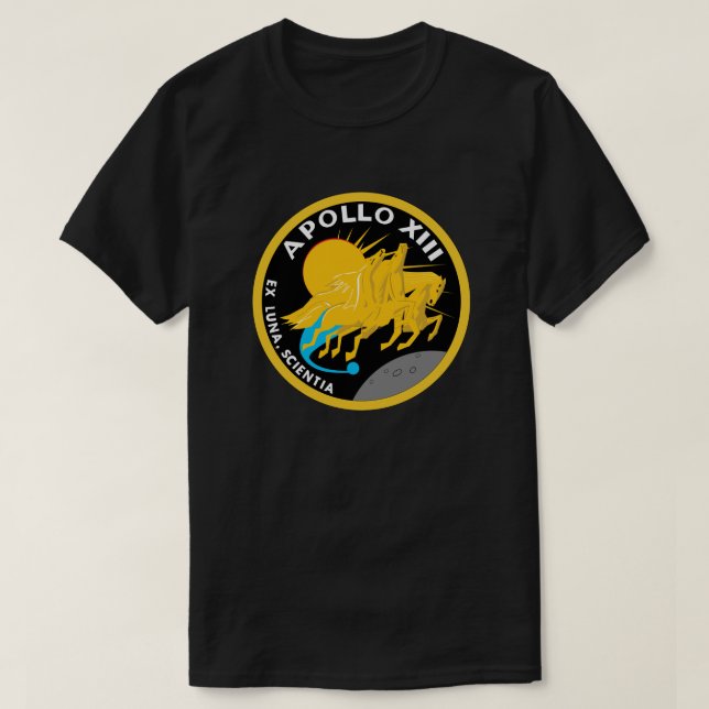 Apollo 13 Patch-Logo der NASA-Mission T-Shirt (Design vorne)