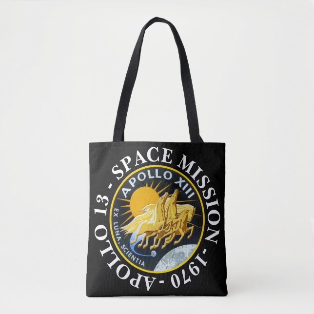 Apollo 13 Raumfahrt Mission 1970 Insignien Tasche (Vorderseite)