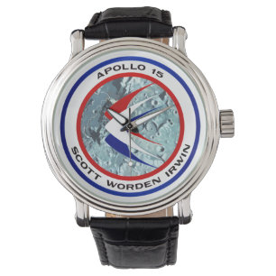 Apollo 15-Insignien Armbanduhr
