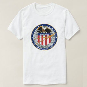 Apollo 16 NASA-Missionsabzeichen Logo T-Shirt