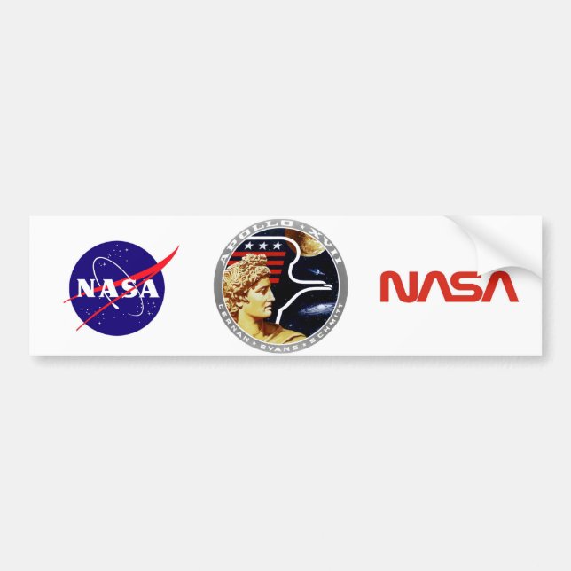 Apollo 17: Das abschließende Hurrah! Autoaufkleber (Vorne)