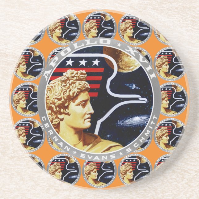 Apollo 17 getränkeuntersetzer (Vorne)