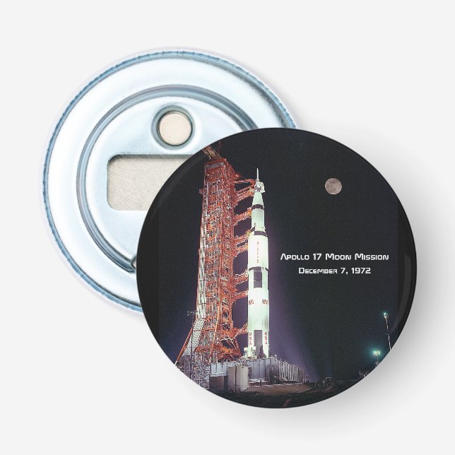 Apollo 17 Moon Mission Flaschenöffner (Vorderseite)