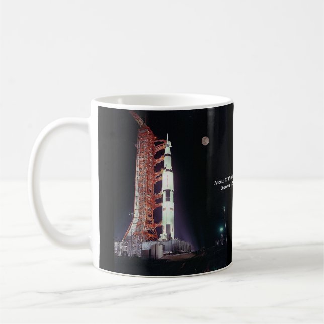 Apollo 17 Moon Mission Kaffeetasse (Links)