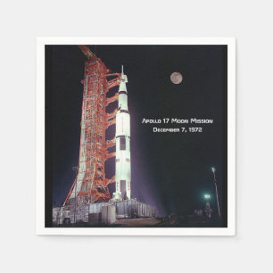 Apollo 17 Moon Mission Serviette