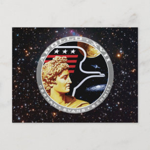 Apollo 17 Patch-Logo der NASA-Mission Postkarte