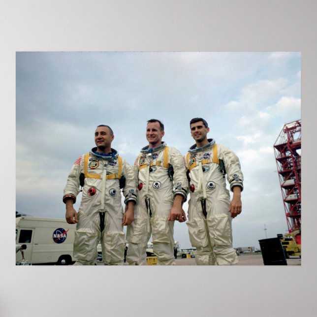 Apollo 1 Astronauten Poster (Vorne)