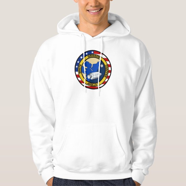 Apollo 1:  Grissom, Weiß u. Chafee Hoodie (Vorderseite)