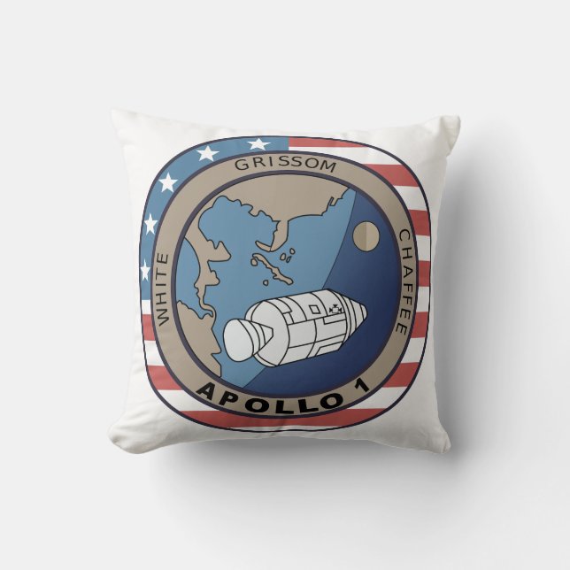 Apollo 1 Mission Patch Kissen (Vorderseite)