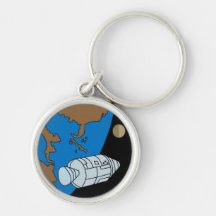Apollo-1-Missionspatch-Logo Schlüsselanhänger