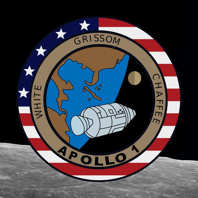 Apollo-1-Missionspatch-Logo T-Shirt (Von Creator hochgeladen)