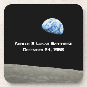 Apollo 8 Lunar Erdung 50 Jahre Jubiläum Getränkeuntersetzer