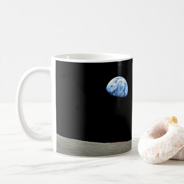 Apollo 8 Lunar Erdung 50 Jahre Jubiläum Kaffeetasse (Mit Donut)